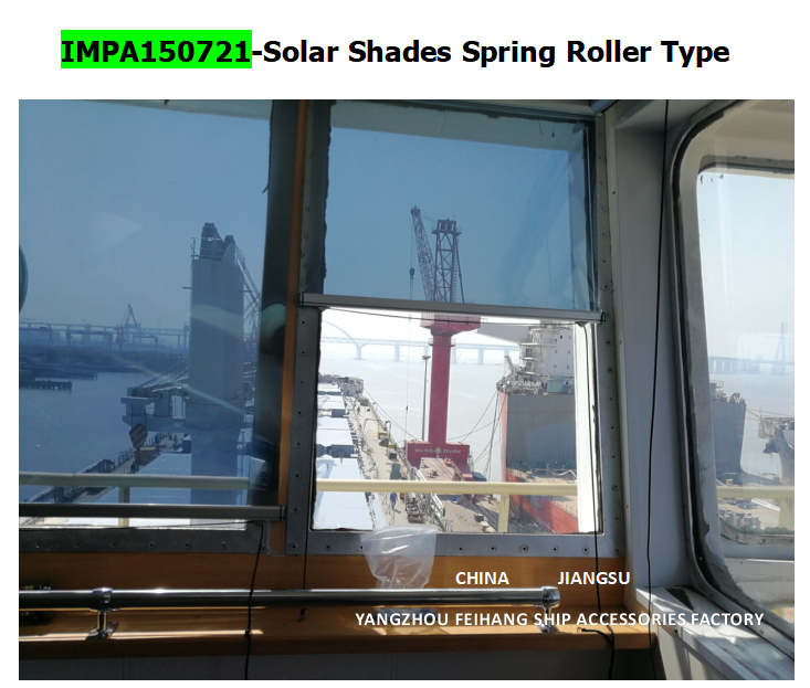 Marine Solar Shade Roller Blind With Cassette Box- Blind Curtain Box - Aluminum Alloy Film - Silver