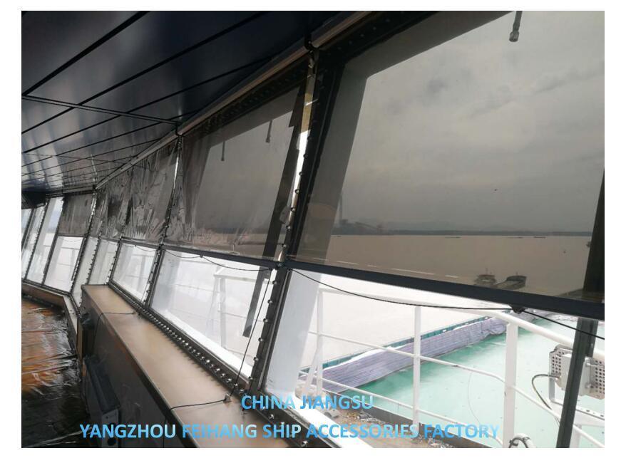 Marine Solar Shade Roller Blind With Cassette Box- Blind Curtain Box - Aluminum Alloy Film - Silver