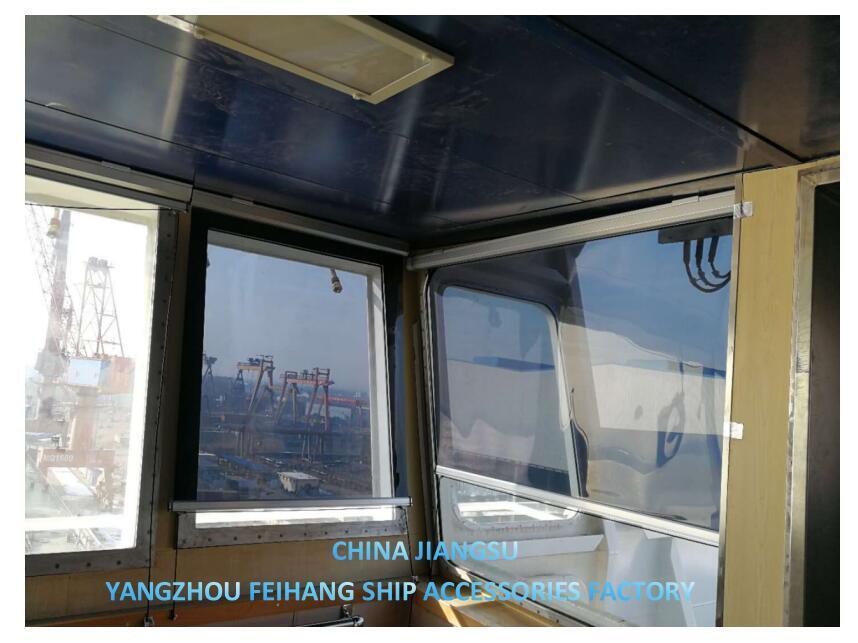 Marine  Solar Blind Roller Type   & Marine Sunshade Sunscreens Roller Blind With Cassette Box- For Navigation Bridge Windows