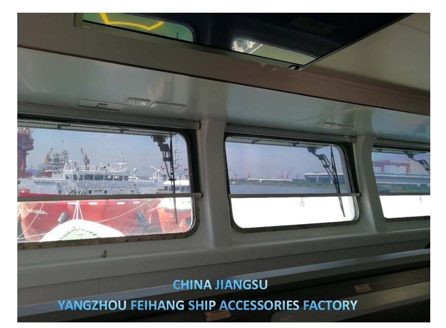 Sun Shading Curtain & Anti-Glare Sunscreens for Ships Navigation Windows Frame Material Alum-Alloy Films Color GOLD,SILVER,GREY,BRONZE