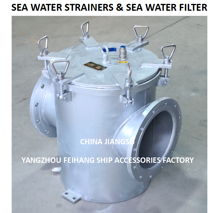 FH-AS300 CBM1061-81 Simplex Sea Water filter Housing Carbon Steel Galvanized Body, Stainless Steel Filter Cartridge,Mesh-5mm