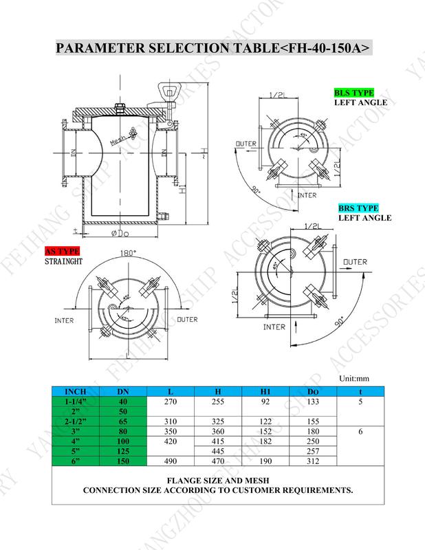 Design Standard Cb/T497-2012 Water Filters-Sea Water Filters-Sea Water Strainers