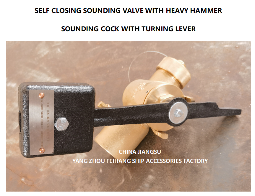 SOUNDING COCK THREADED ENDS FH-40A CB/T3778-99  PN2.5 Material - Copper  with BSP internal thread end and 360° rotating rod