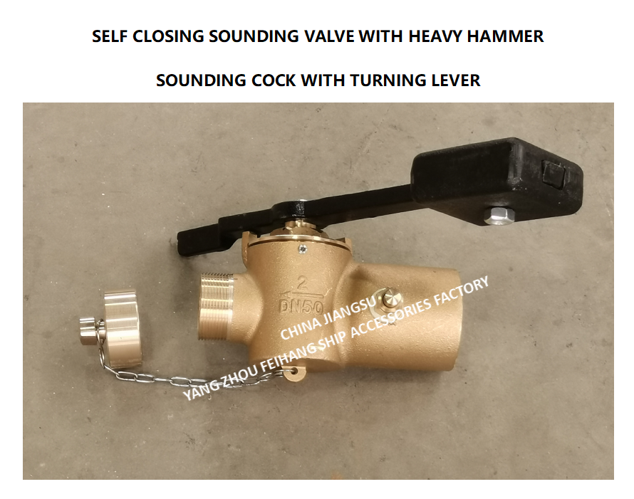 Sounding Self-Closing Valve For Fuel Tank Model FH-DN40 Cb/T3778-99 Self Closing Cock For Sounding Pipe