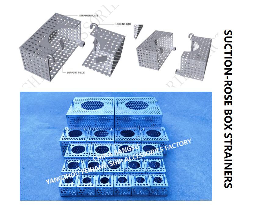 MARINE Strum Box-ROSE BOX STRAINER JIS F7206 5K-150A Carbon steel hot-dip galvanized