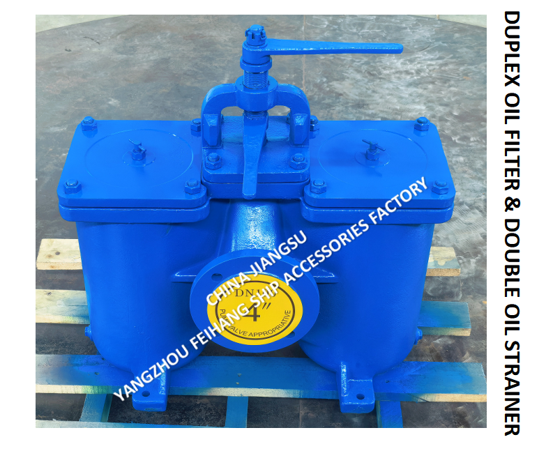 FH-A100 CBT425 Duplex Oil Strainers & Double Oil Filter OD-190mm，PCD-158mm,Bolt-8-15mm