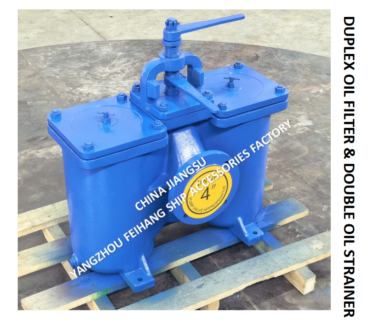 Duplex Oil Strainers & Double Oil Filter Model-FH-AS100 CBT425，OD-210mm，PCD-170mm,Bolt-4-18mm