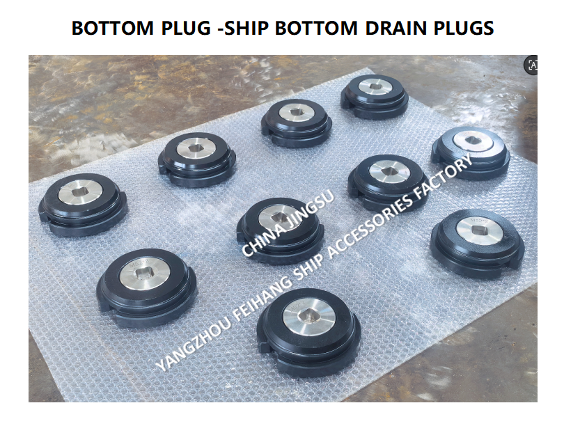 Ship Bottom Drain Plugs A52*2 FOR WATER TANK WITH ROLLED STL HOUSING,STAINLESS STEEL PLUG,NEOPRENE UBBER