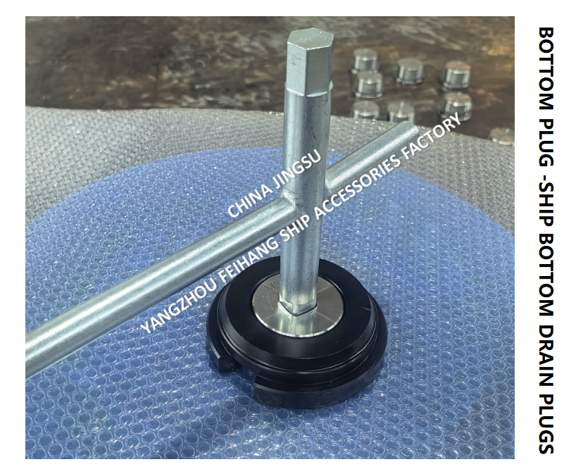 MARINE BOTTOM PLUG A52*2 FOR WATER TANK WITH ROLLED STL HOUSING,STAINLESS STEEL PLUG,NEOPRENE UBBER
