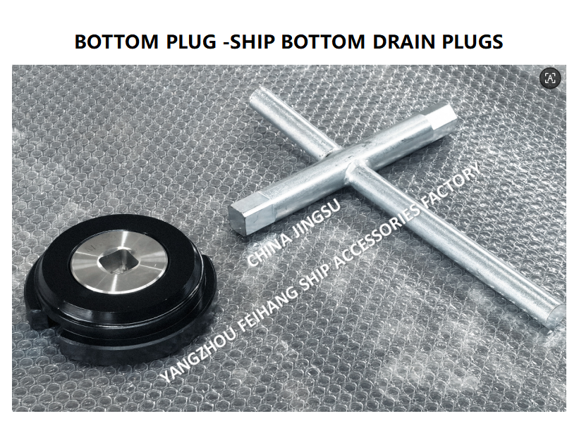 MARINE BOTTOM PLUG A52*2 FOR WATER TANK WITH ROLLED STL HOUSING,STAINLESS STEEL PLUG,NEOPRENE UBBER