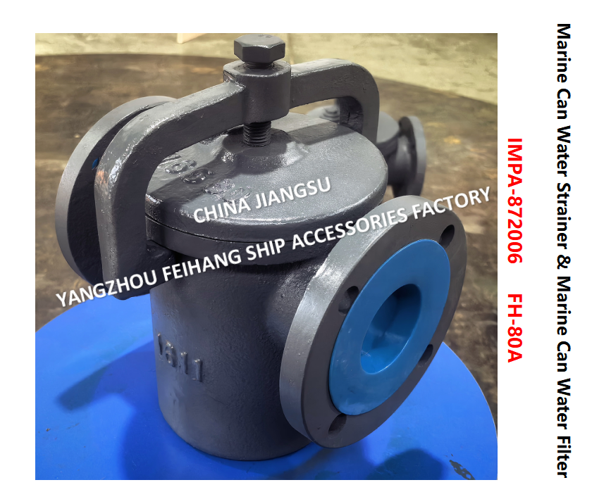 Component For FH-5K-80A Can Water Strainer  & FH-10K-80A Can Water Filter Cast iron body, stainless steel filter element