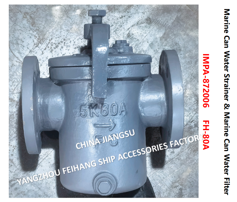 JIS F7121 Can Water Strainer  FH-5K-80A  & Can Water Filter FH-10K-80A Cast iron body, stainless steel filter element