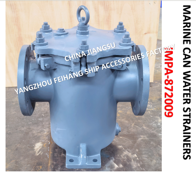 China Supplier Marine Can Water Strainer 10K-150A S-TYPE JIS F7121 Body - cast iron, stainless steel filter cartridge
