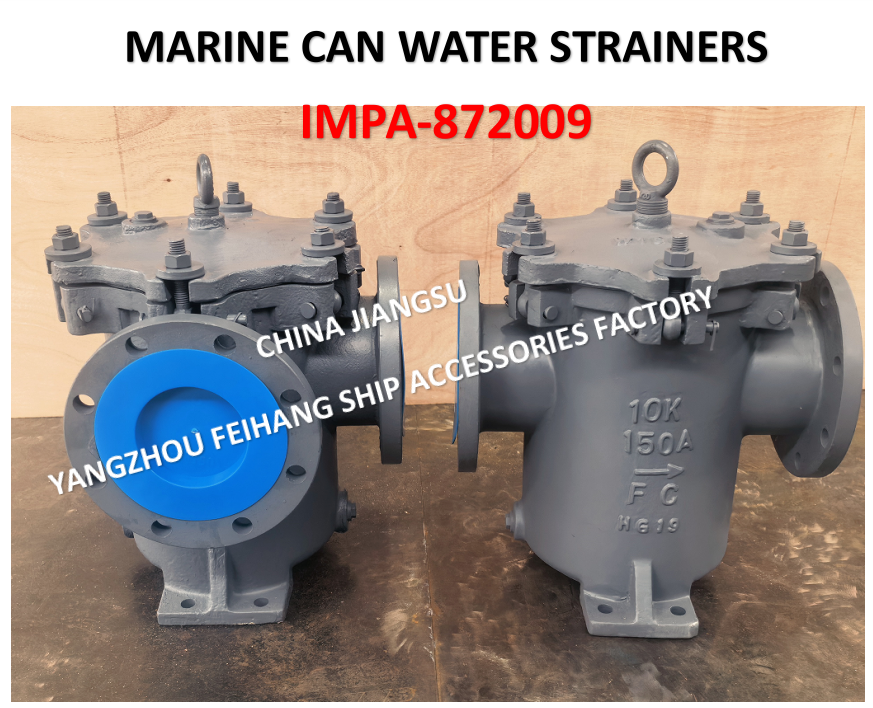 China Supplier Marine Can Water Strainer 10K-150A S-TYPE JIS F7121 Body - cast iron, stainless steel filter cartridge