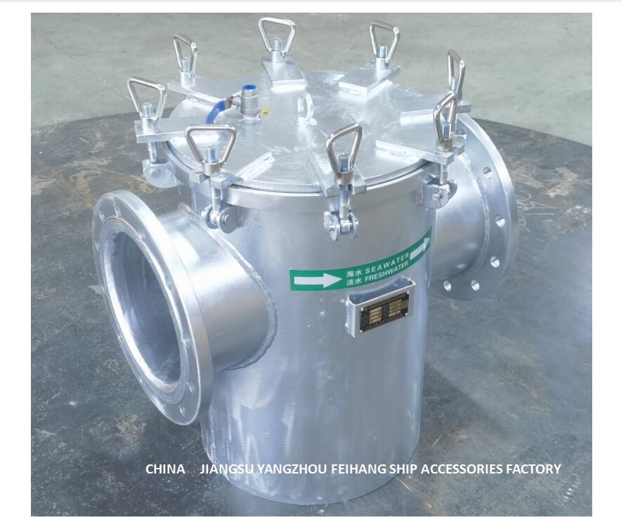 Carbon Steel Galvanized Sea Water Filter Model AS250 CB/T497-2012 For ...