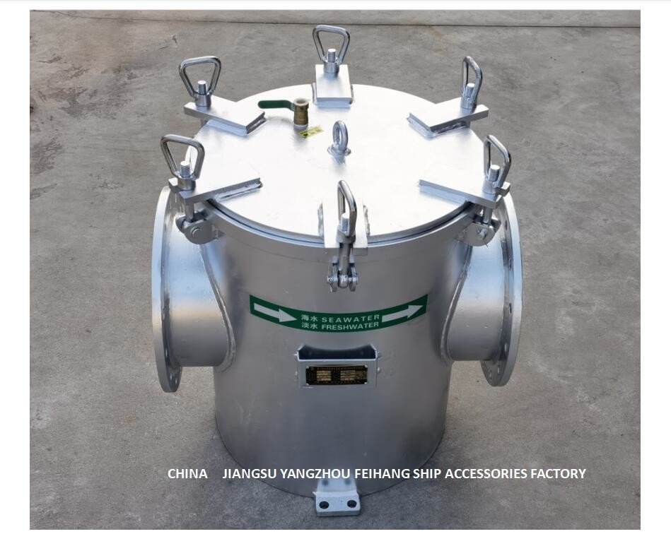 Carbon Steel Galvanized Sea Water Filter Model AS250 CB/T497-2012 For ...